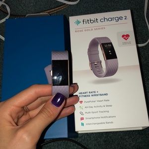 Fitbit charge 2. Rose gold series